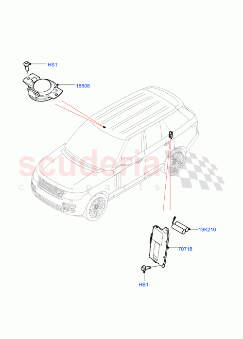Part Diagram for Land Rover LR081496