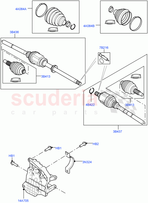 Part Diagram for Land Rover LR135950