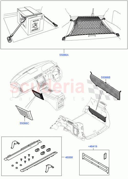 Part Diagram for Land Rover VPLRS0461AAM