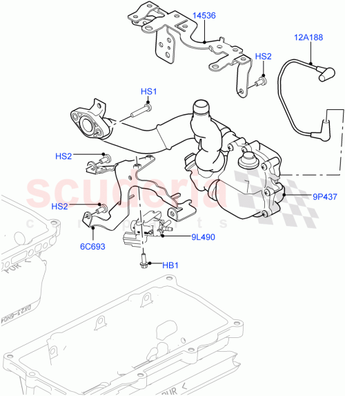 Part Diagram for Land Rover LR048470