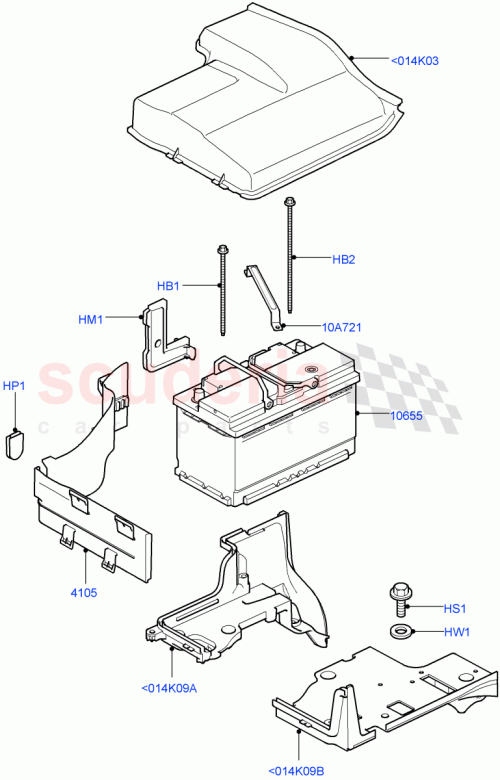 Part Diagram for Land Rover XYG500061