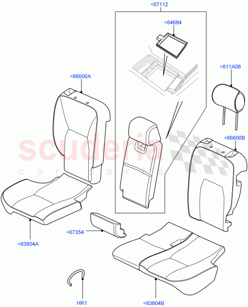 Part Diagram for Land Rover HLG500180VAE
