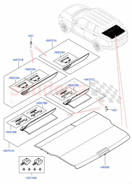Part Diagram for Land Rover LR069013