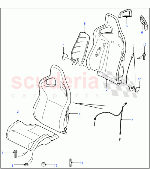 Part Diagram for Land Rover LR012461