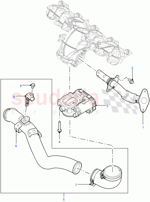 Part Diagram for Land Rover FS106026