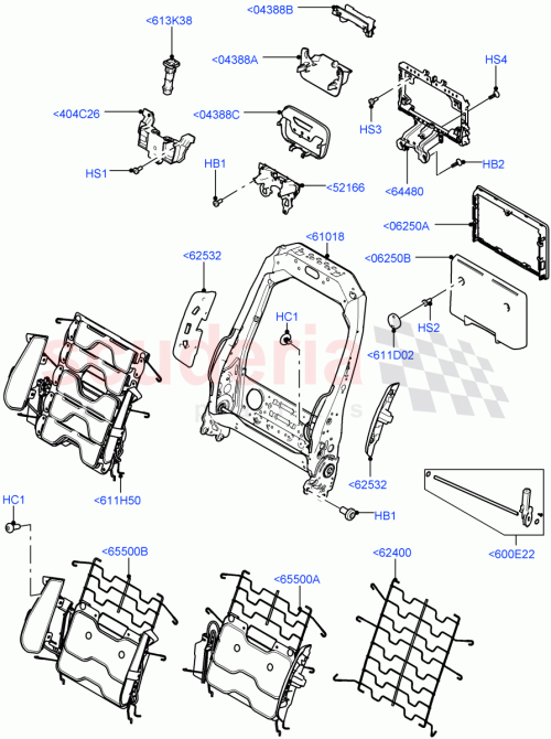 Part Diagram for Land Rover LR098713