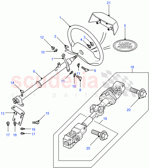 Part Diagram for Land Rover CRC209