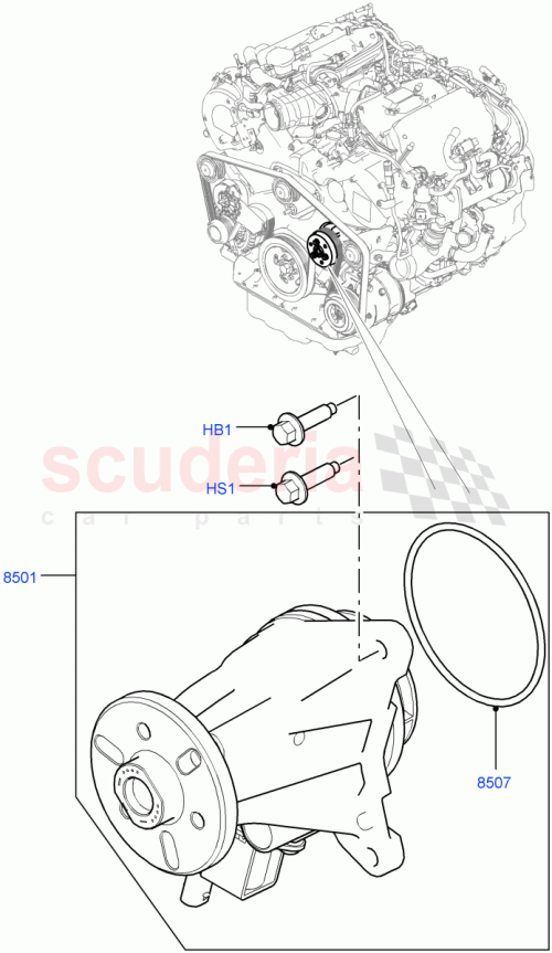 Part Diagram for Land Rover LR089625