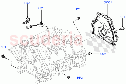 Part Diagram for Land Rover LR020691
