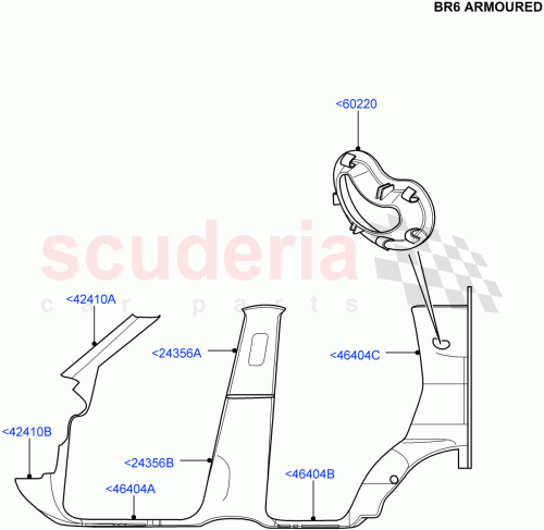 Part Diagram for Land Rover LR012413