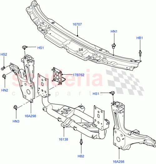 Part Diagram for Land Rover ABU760492