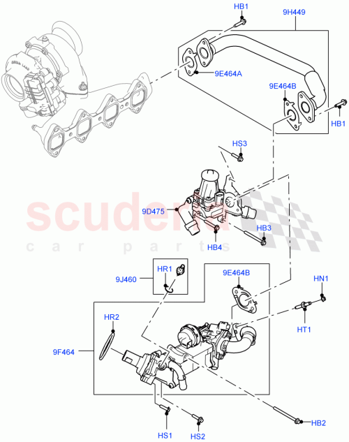 Part Diagram for Land Rover LR091635