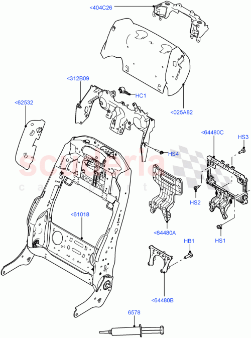 Part Diagram for Land Rover LR053216