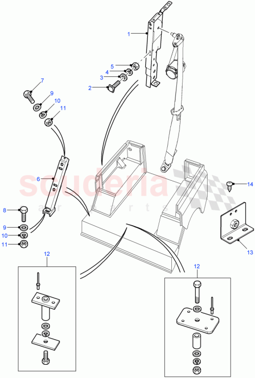 Part Diagram for Land Rover SH605081L