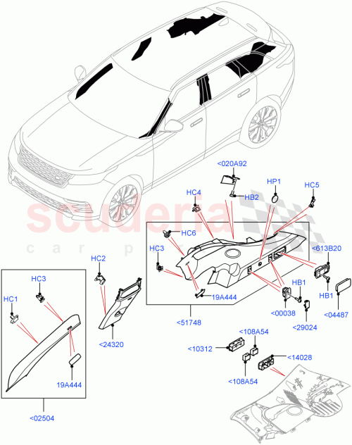 Part Diagram for Land Rover LR093431