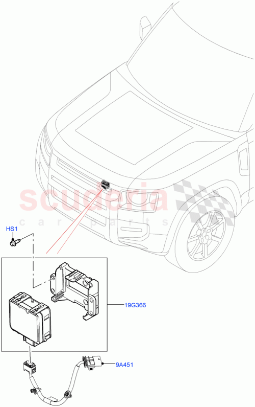 Part Diagram for Land Rover LR146847