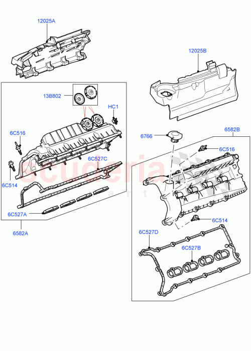 Part Diagram for Land Rover LR015293