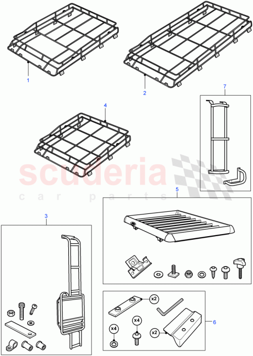 Part Diagram for Land Rover VPLDR0065