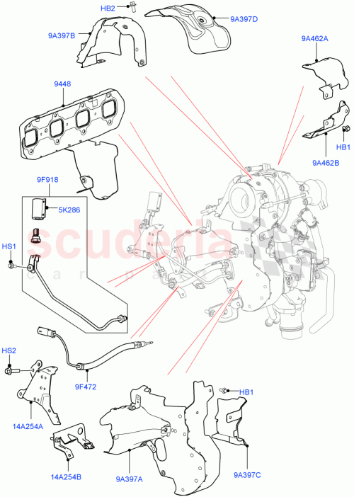 Part Diagram for Land Rover LR122973