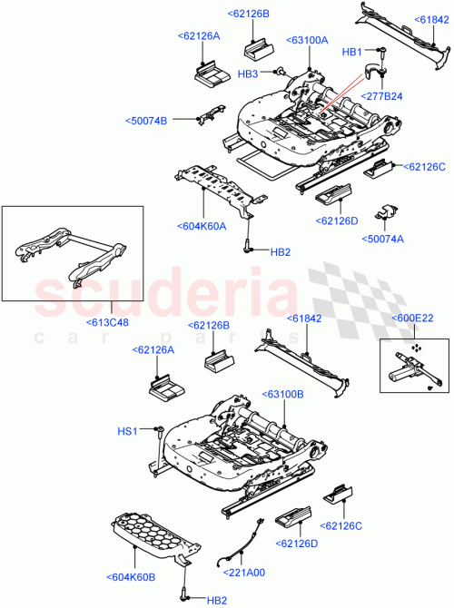 Part Diagram for Land Rover LR130618