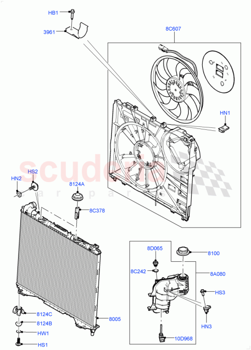 Part Diagram for Land Rover LR181676