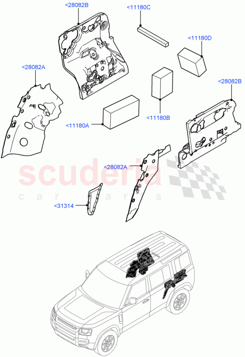 Part Diagram for Land Rover LR047583