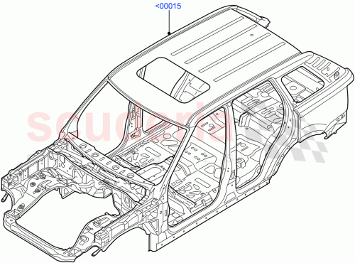 Part Diagram for Land Rover LR012618