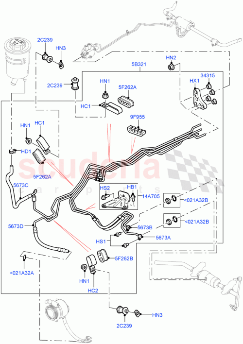 Part Diagram for Land Rover LR015146