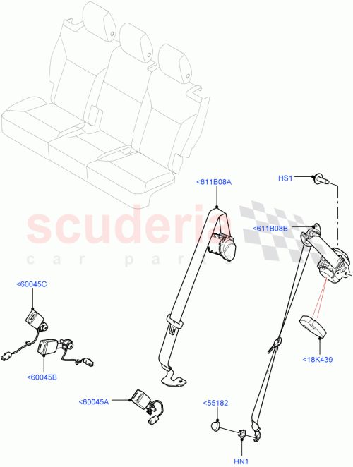 Part Diagram for Land Rover LR081174