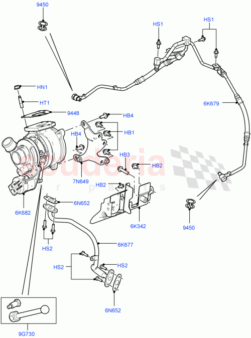 Part Diagram for Land Rover LR003785