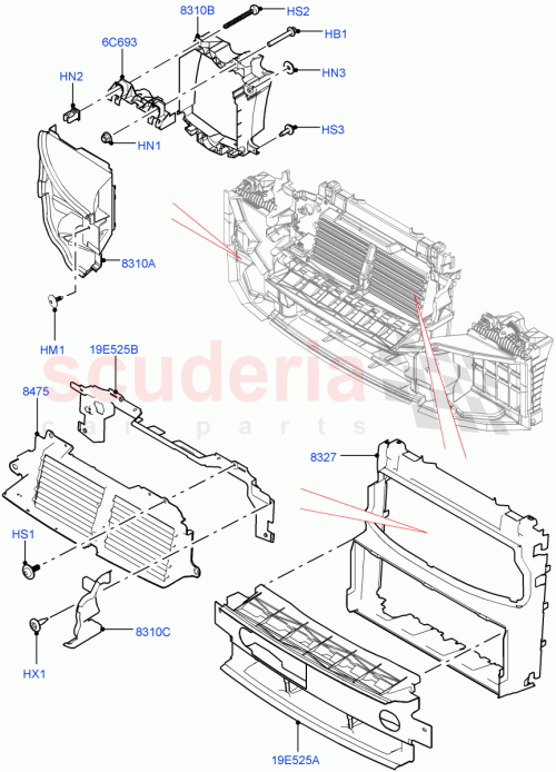 Part Diagram for Land Rover LR102691