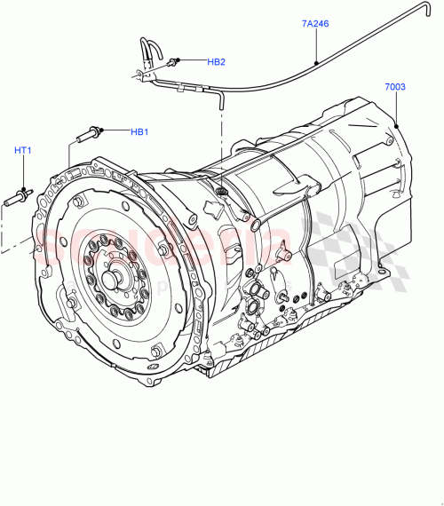 Part Diagram for Land Rover TYG500102