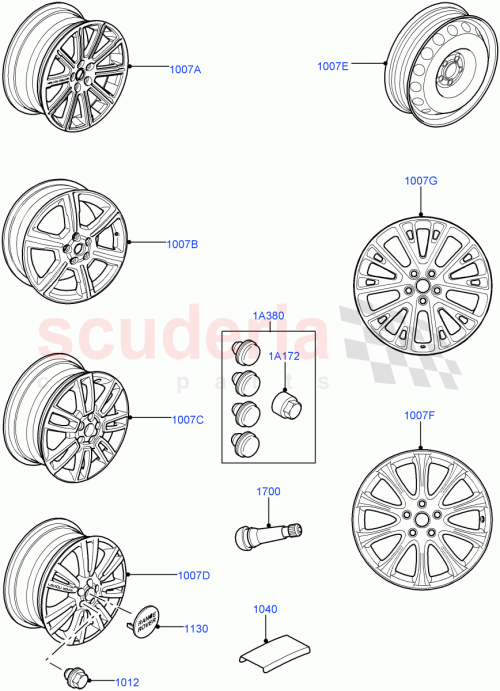 Part Diagram for Land Rover LR089425