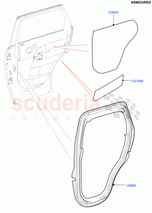 Part Diagram for Land Rover LR134781