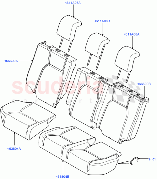 Part Diagram for Land Rover LR027461