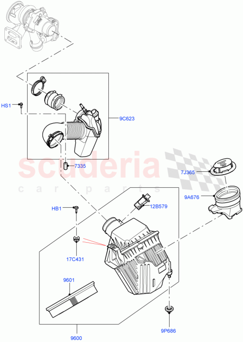 Part Diagram for Land Rover LR125460