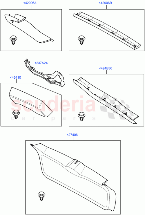 Part Diagram for Land Rover DED500031PVJ