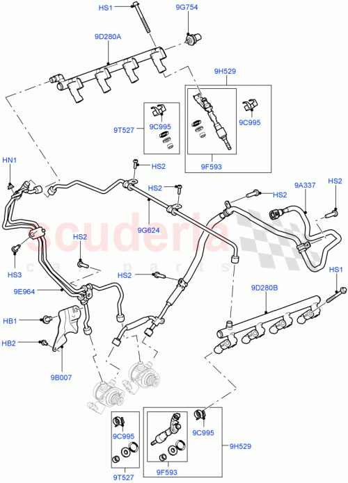 Part Diagram for Land Rover LR079542