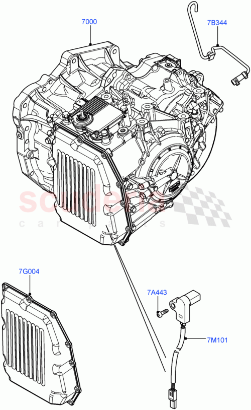 Part Diagram for Land Rover LR024705
