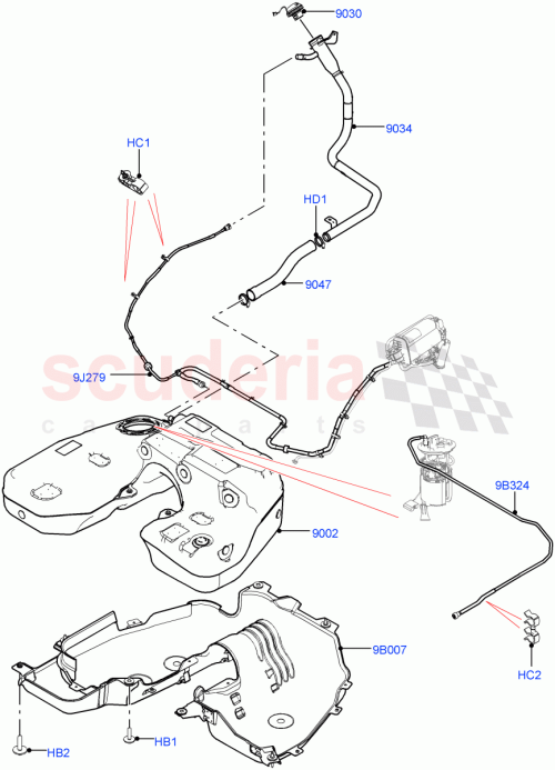 Part Diagram for Land Rover LR125885
