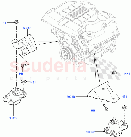 Part Diagram for Land Rover LR033180