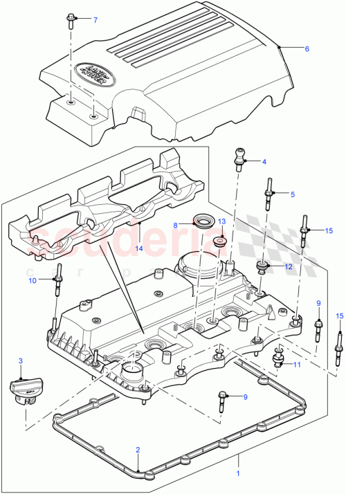 Part Diagram for Land Rover LR058093