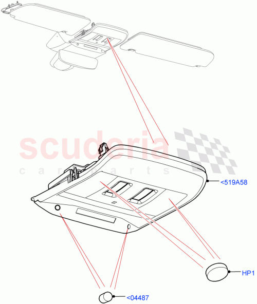 Part Diagram for Land Rover LR152848