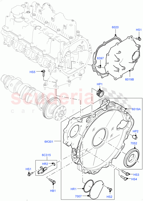 Part Diagram for Land Rover LR183648