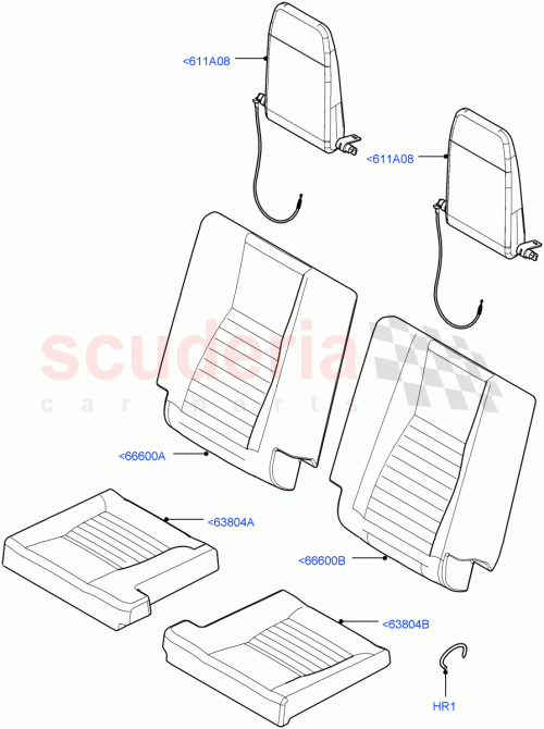 Part Diagram for Land Rover LR065304