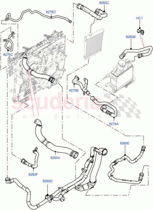 Part Diagram for Land Rover LR128320