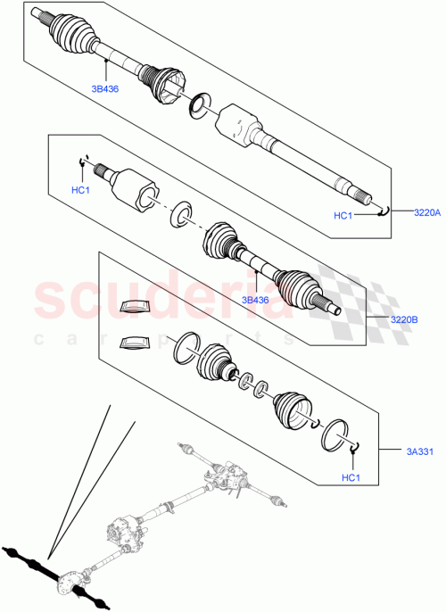 Part Diagram for Land Rover LR161125