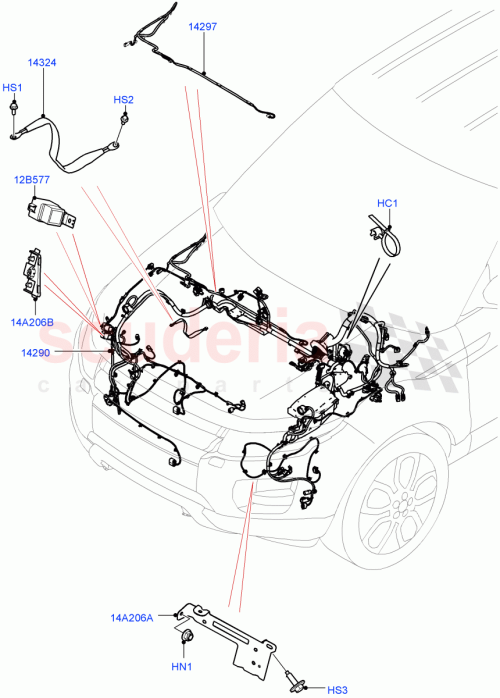 Part Diagram for Land Rover LR077643