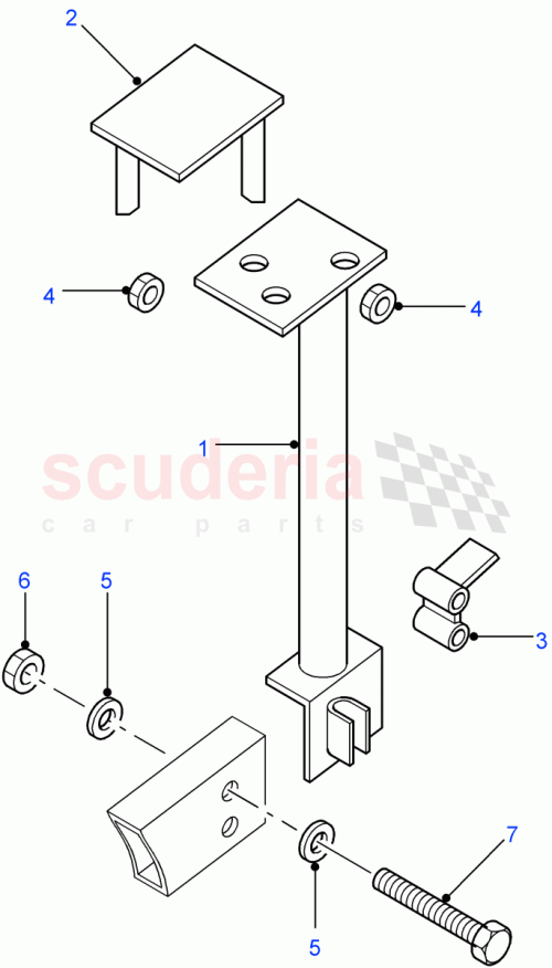 Part Diagram for Land Rover AFB710200