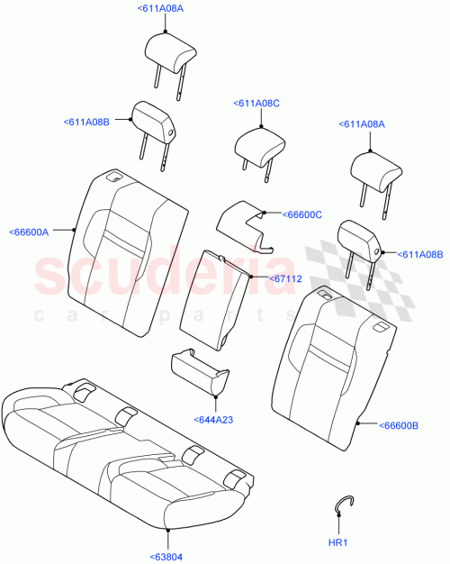 Part Diagram for Land Rover LR136495